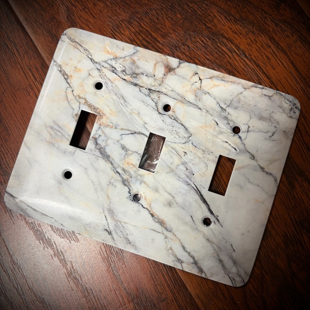 Marble Pattern Light Switch Covers - Picture 4 of 8